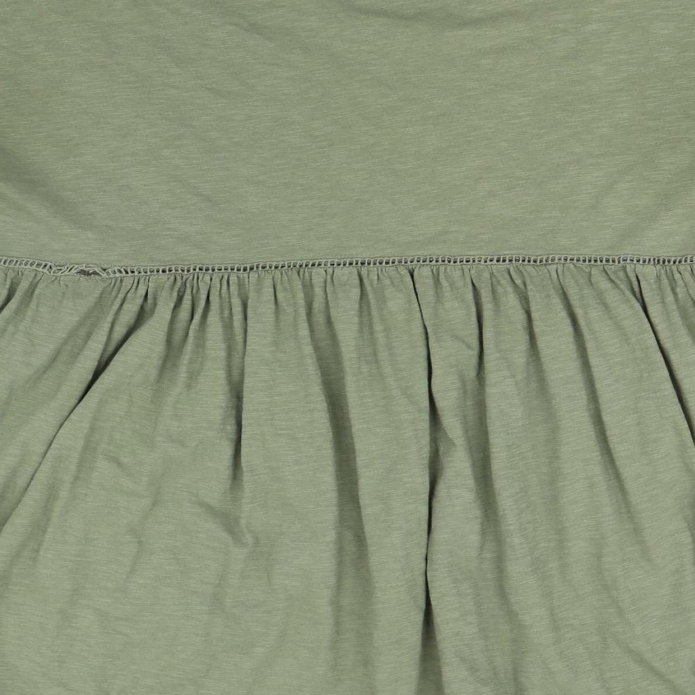 Love Yours Womens Green   Basic T-Shirt Size 16
