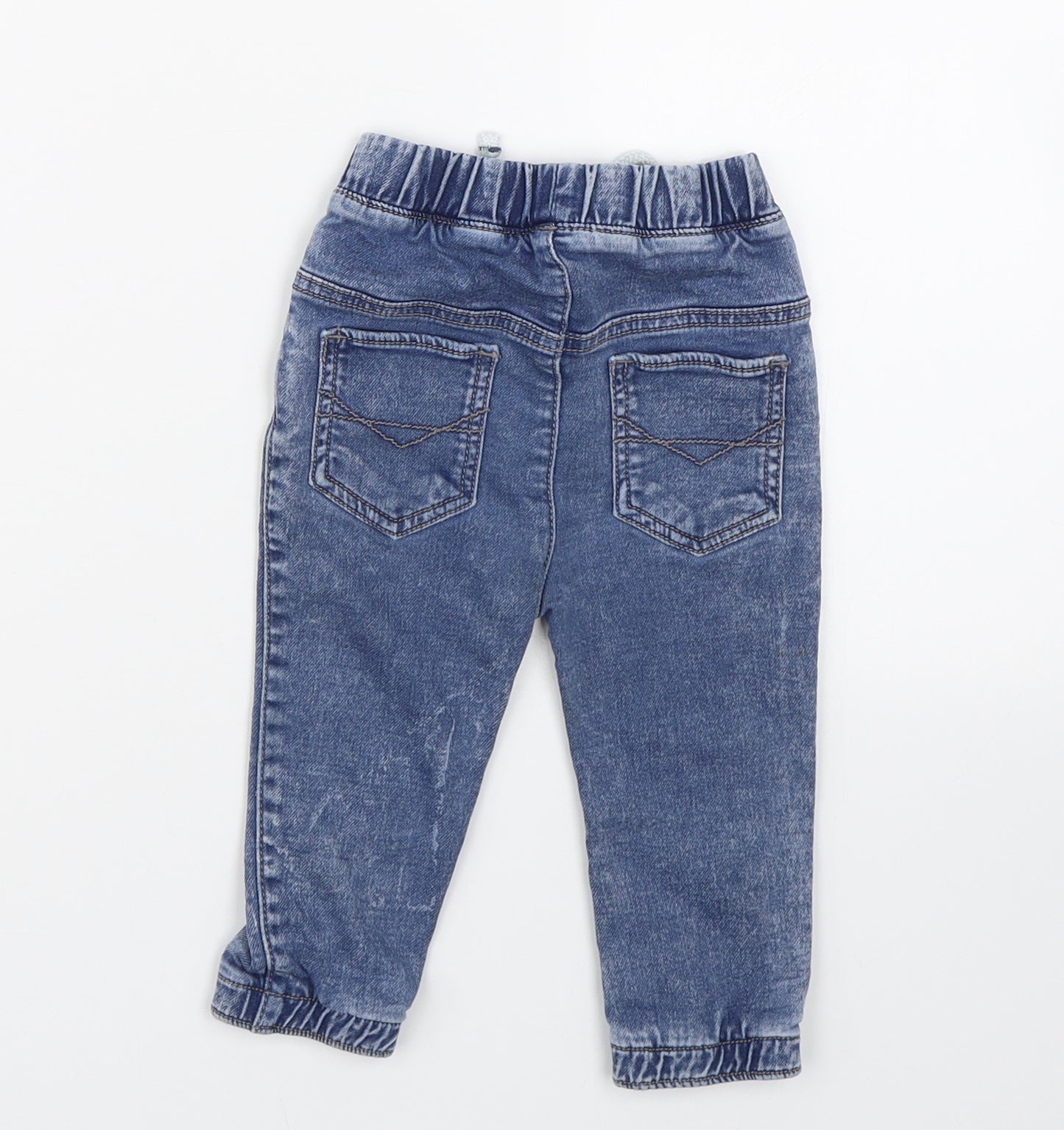 Nutmeg Girls Blue   Jogger Leggings Size 9-12 Months