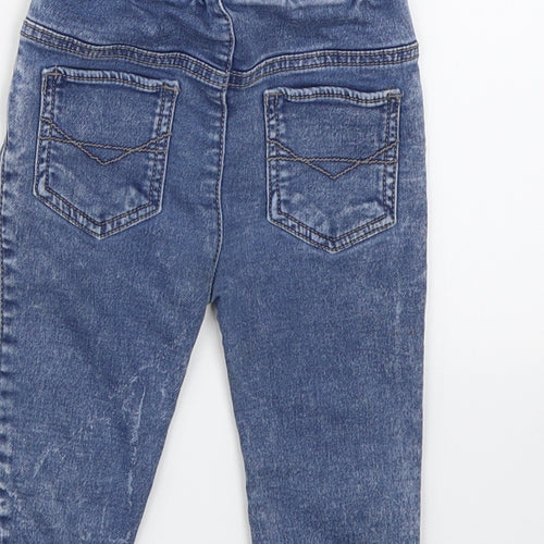Nutmeg Girls Blue   Jogger Leggings Size 9-12 Months