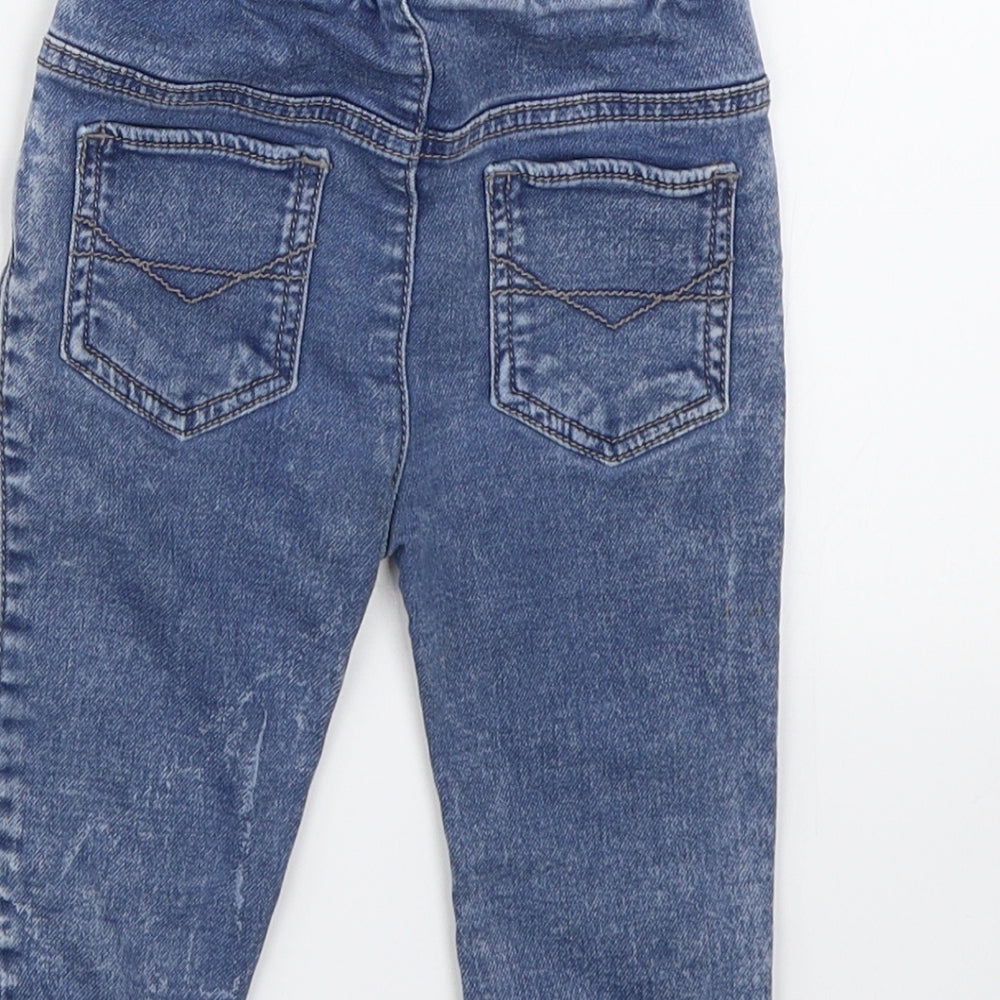 Nutmeg Girls Blue   Jogger Leggings Size 9-12 Months
