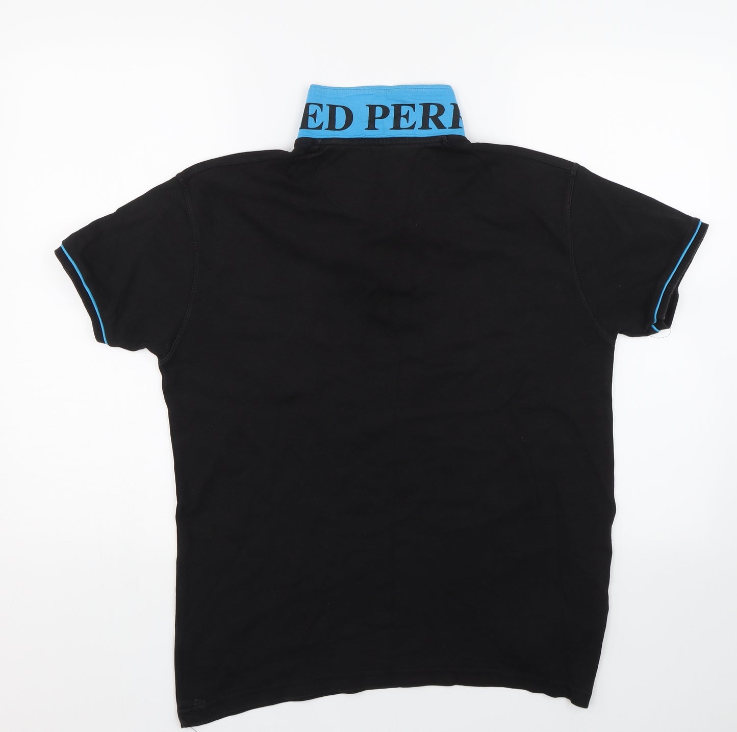 Fred Perry Mens Black    Polo Size M