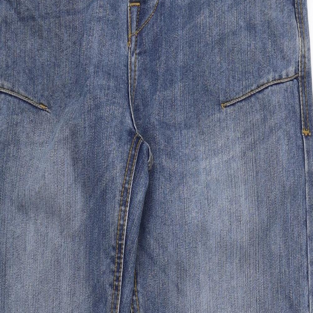 Cross Hatch Mens Blue  Denim Straight Jeans Size 34 L28 in