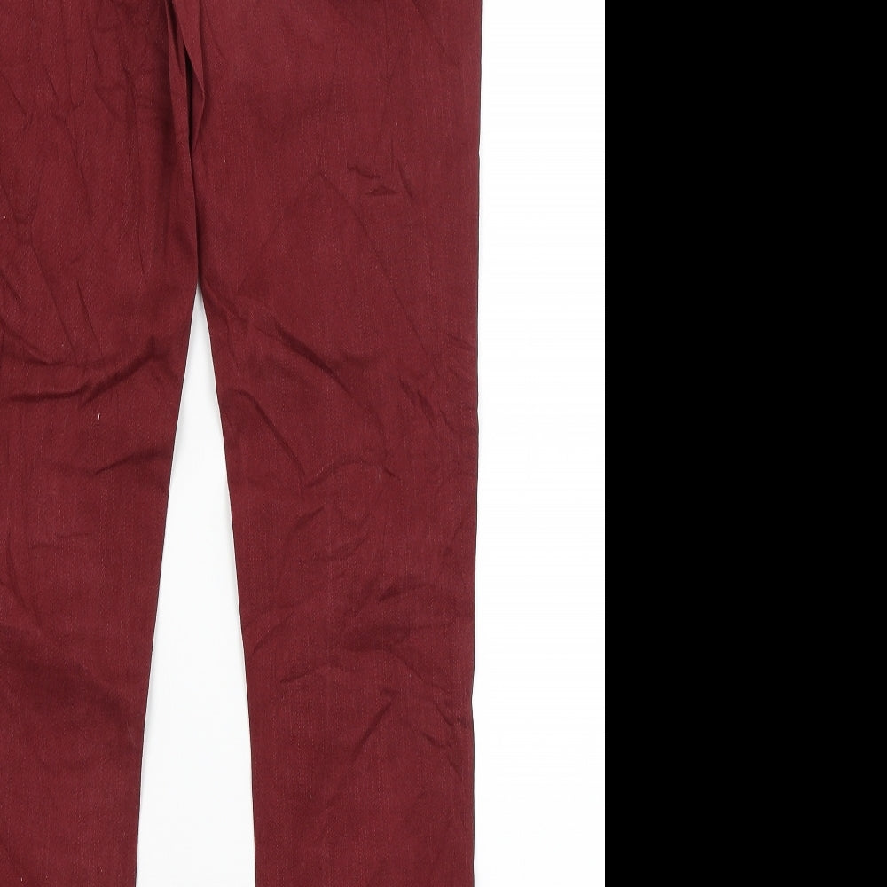 Tchibo Womens Red   Straight Jeans Size 8 L30 in