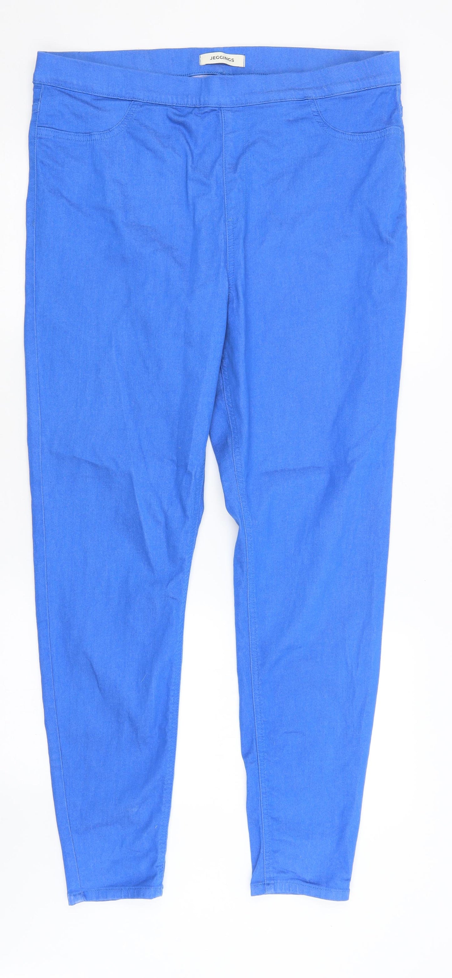 M&S Womens Blue   Jegging Jeans Size 18 L29 in