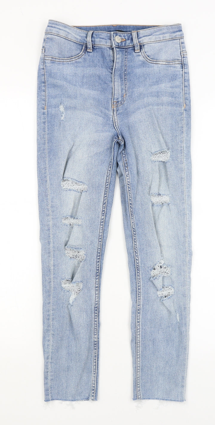 Divided Womens Blue Capri Jeans Size 8 L23.5 in