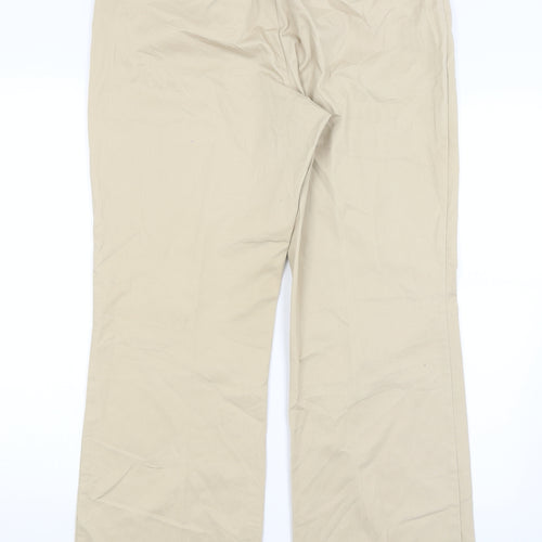 Lands End Womens Beige   Trousers  Size 10 L28 in