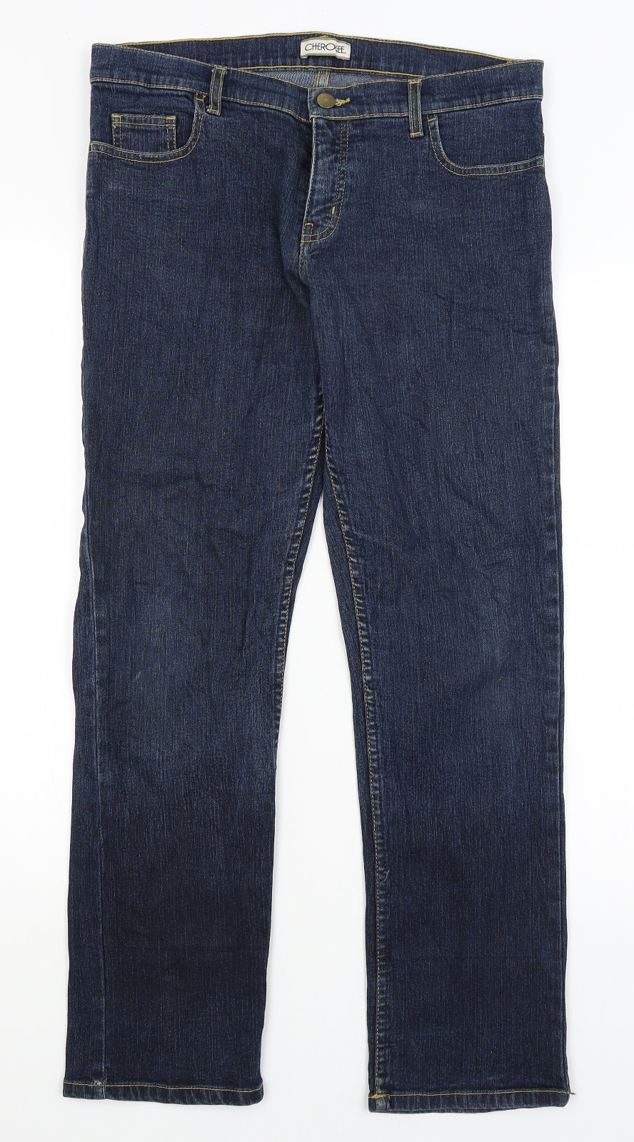 Cherokee Womens Blue   Straight Jeans Size 12 L28 in
