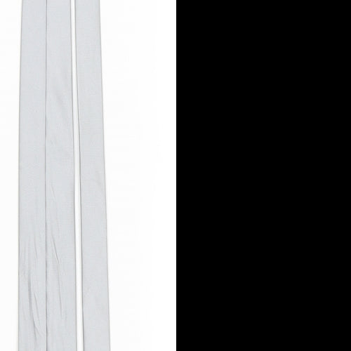 NEXT Mens Silver Grenadine  Pointed Tie One Size