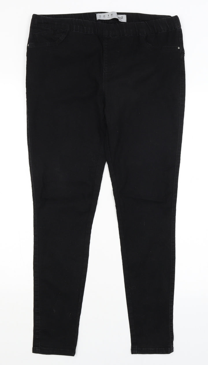 Denim Co Womens Black Jegging Jeans Size 12 L27 in