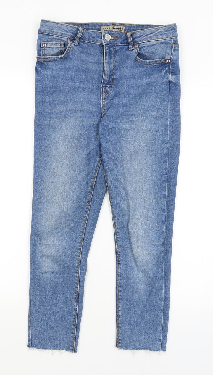 Denim Co Womens Blue Capri Jeans Size 10 L23 in