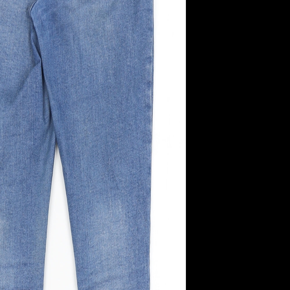 Denim Co Womens Blue   Capri Jeans Size 10 L23 in