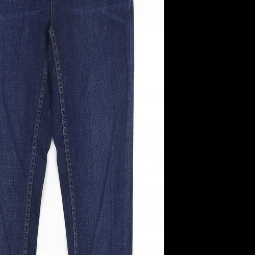 Topshop Womens Blue   Straight Jeans Size 30 in L29 in