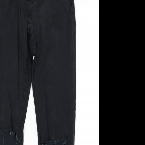 Topshop Womens Black   Skinny Jeans Size 28 in L28 in