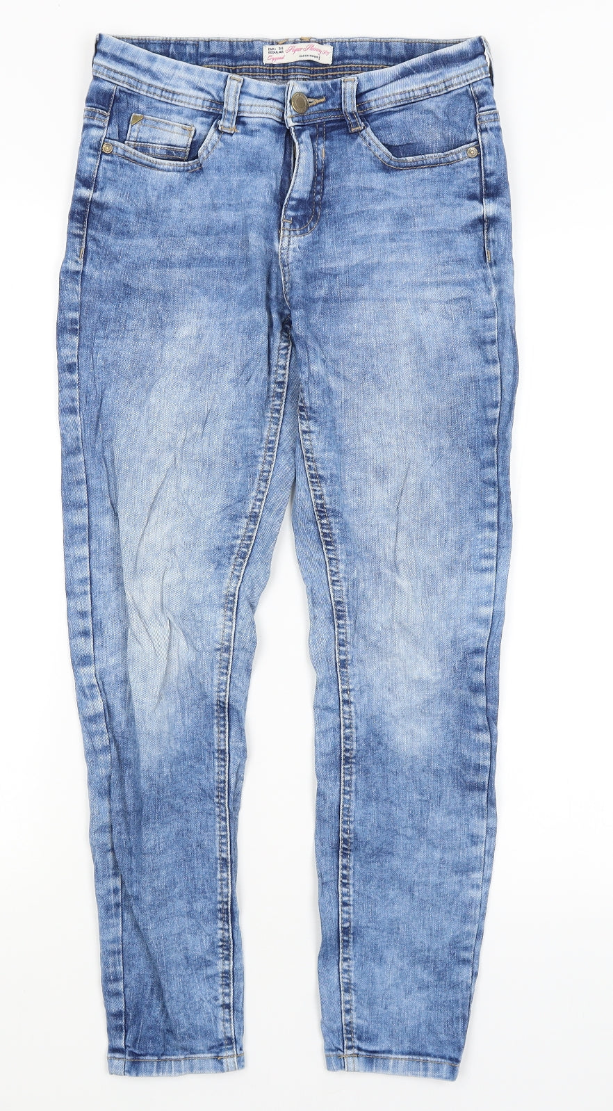Preworn Womens Blue   Skinny Jeans Size 6 L26 in
