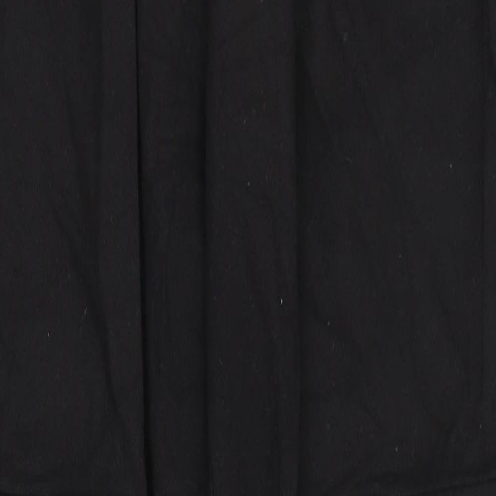 Pretty Little Thing Womens Black   Cargo Trousers Size 12 L30 in