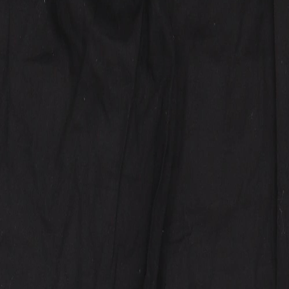 Pretty Little Thing Womens Black   Cargo Trousers Size 12 L30 in