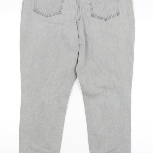 F&F Womens Grey   Straight Jeans Size 12 L28 in