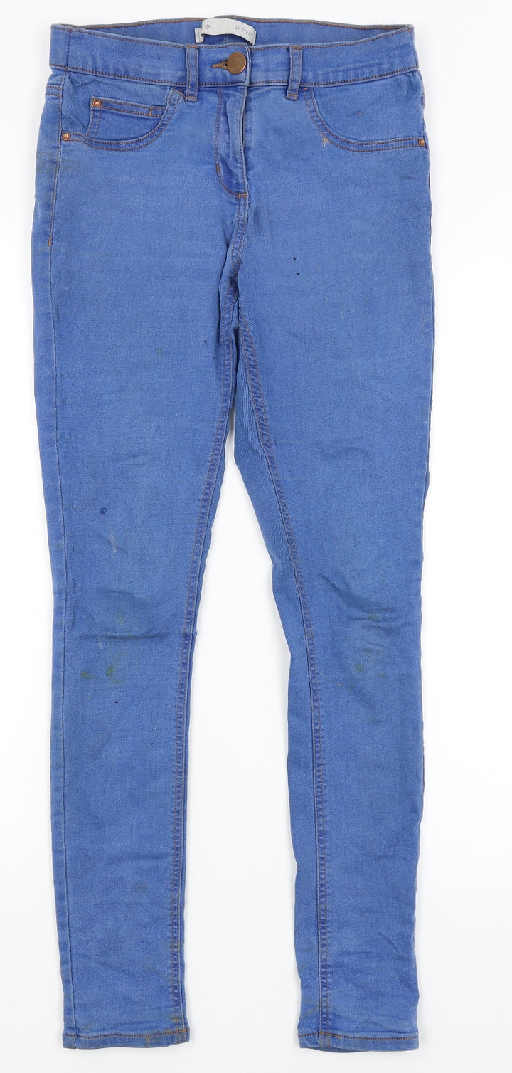 George Womens Blue Skinny Jeans Size 10 L27.5 in