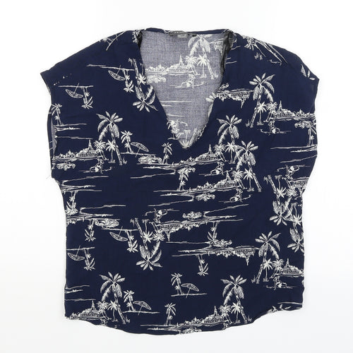 Primark Womens Blue   Basic T-Shirt Size 6