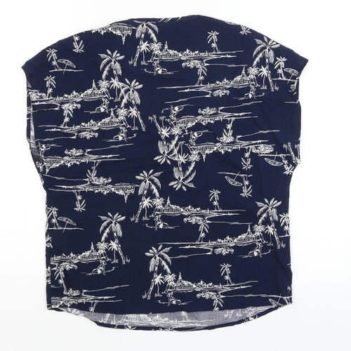 Primark Womens Blue   Basic T-Shirt Size 6