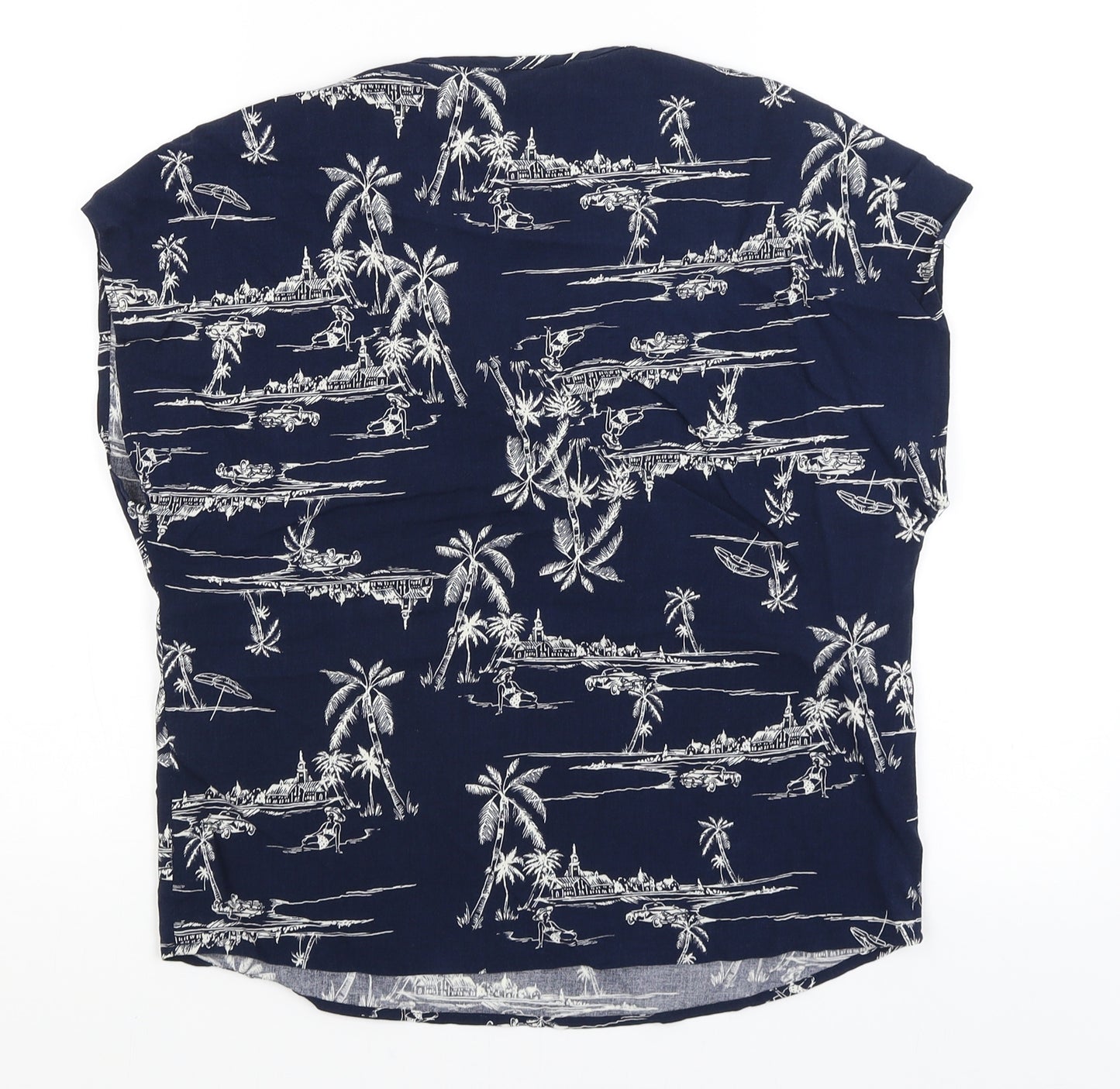 Primark Womens Blue   Basic T-Shirt Size 6