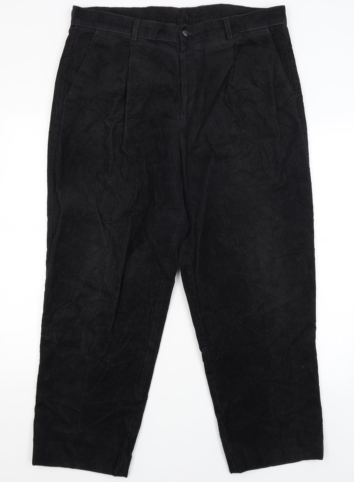 Farah Mens Black   Trousers  Size 38 in L27 in