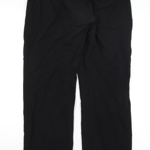 Peruggi Womens Black   Dress Pants Trousers Size 10 L30 in