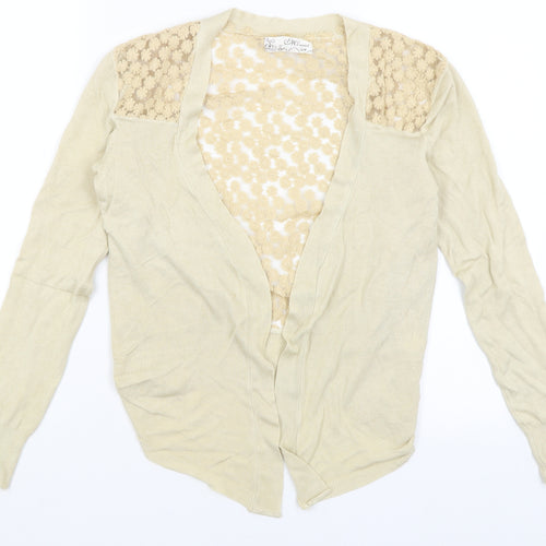 Mixumi Womens Gold   Wrap Jumper Size M
