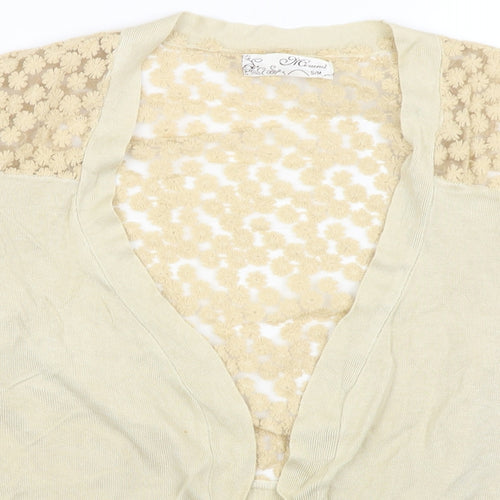 Mixumi Womens Gold   Wrap Jumper Size M