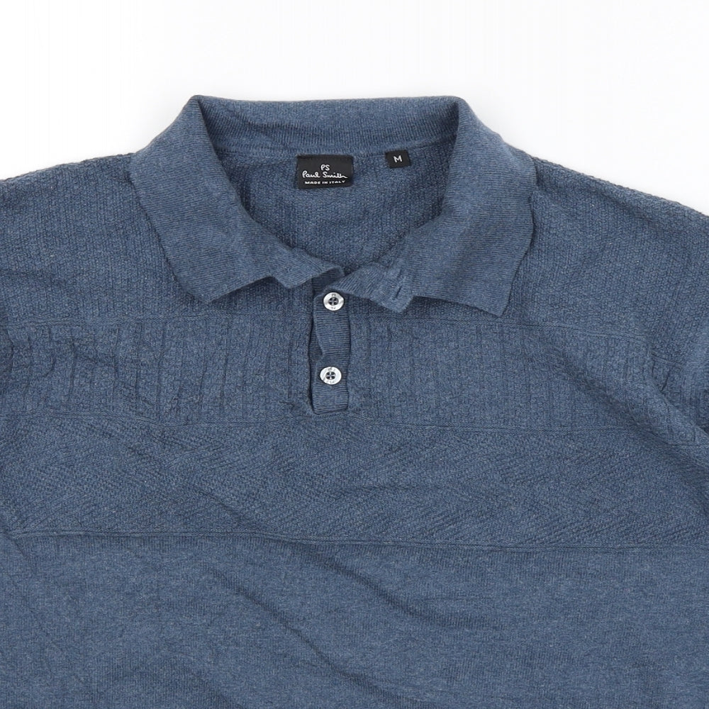 Paul Smith Mens Blue    Polo Size M