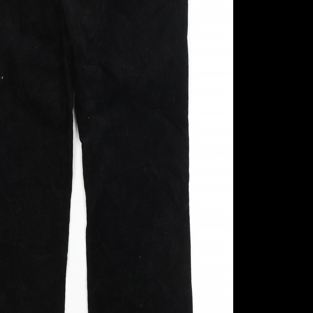 M&S Womens Black   Bootcut Jeans Size 12 L28 in