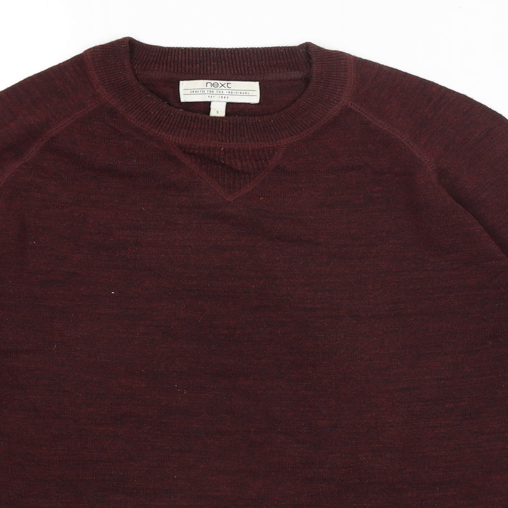NEXT Mens Red   Pullover Jumper Size S