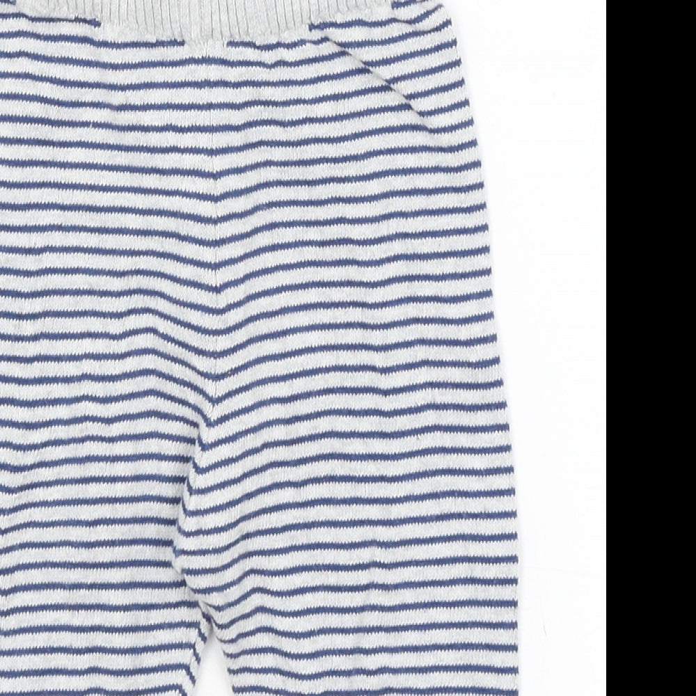 Primark Baby Green Striped  Capri Trousers Size 9-12 Months