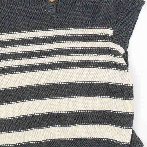 NEXT Baby Grey Striped  Pullover Jumper Size 9-12 Months
