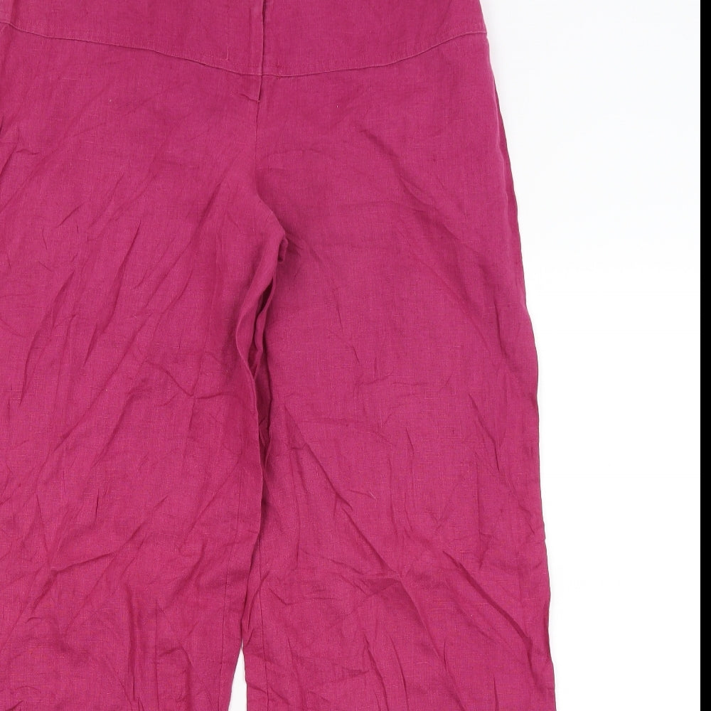 Divided Womens Pink   Trousers  Size 12 L28 in