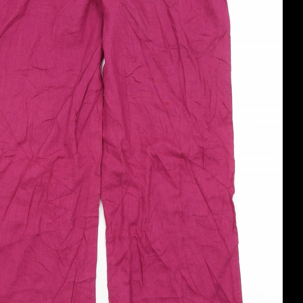 Divided Womens Pink   Trousers  Size 12 L28 in