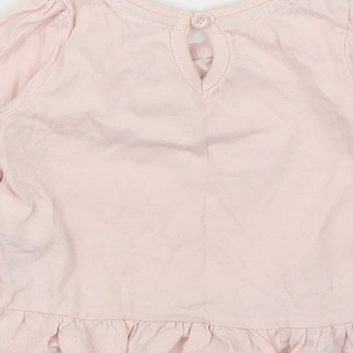 Primark Girls Pink   Basic T-Shirt Size 3-6 Months