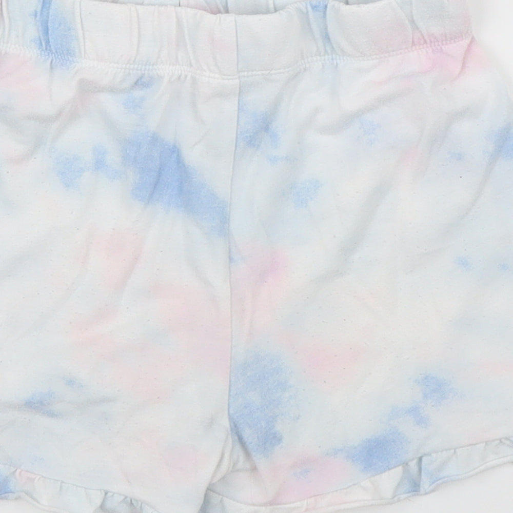 Matalan Girls White Camouflage  Bermuda Shorts Size 11 Years