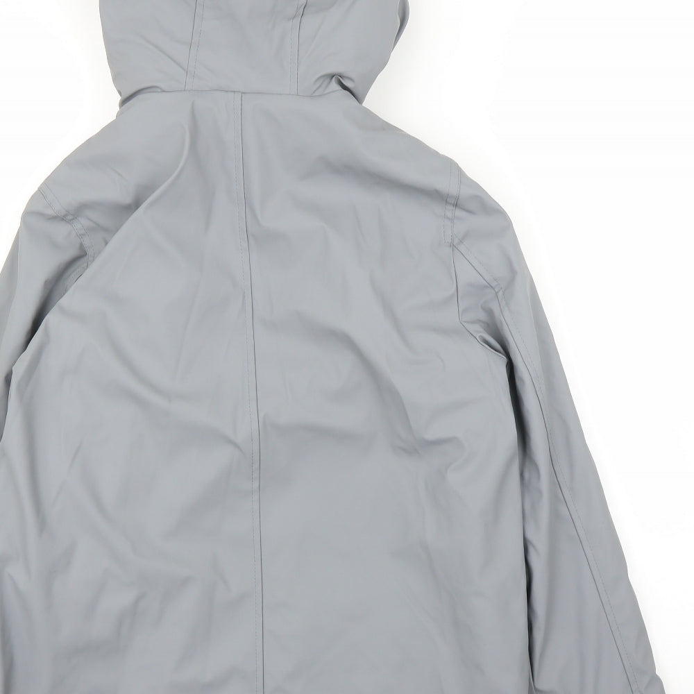 New Look Girls Grey   Rain Coat Coat Size 13 Years