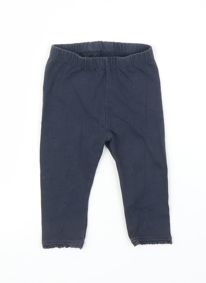 Nutmeg Baby Blue Capri Leggings Size 3-6 Months