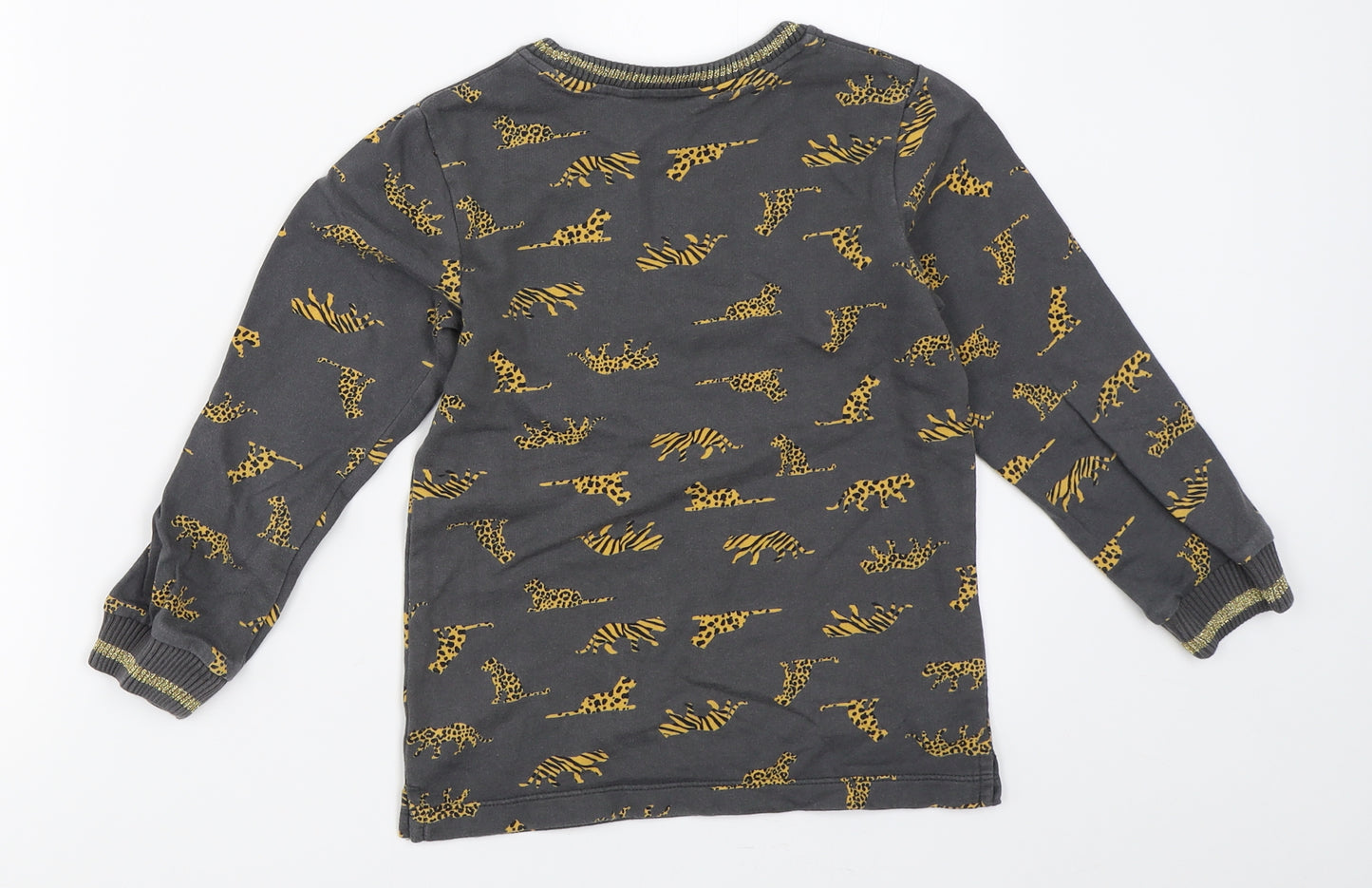 George Girls Grey   Pullover Sweatshirt Size 6-7 Years