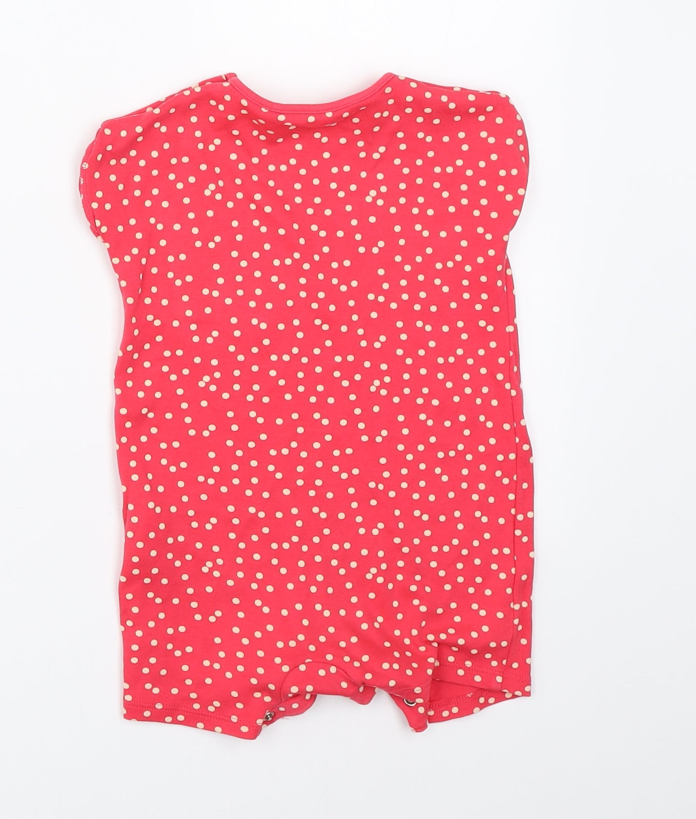 NEXT Girls Red Polka Dot  Romper One-Piece Size 12-18 Months