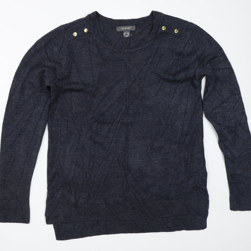 Primark Womens Blue   Pullover Jumper Size S