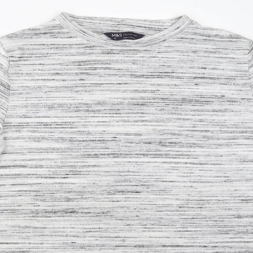 Marks and Spencer Womens Grey   Pullover Jumper Size 10