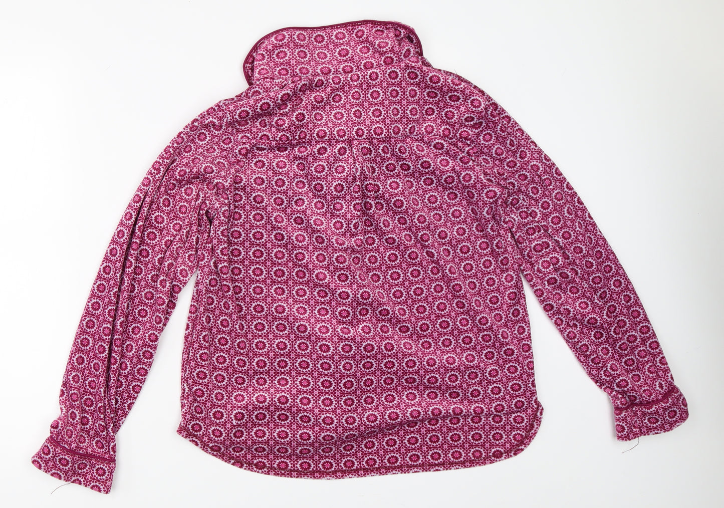 Carole Hochman Womens Pink Geometric  Top Pyjama Top Size M