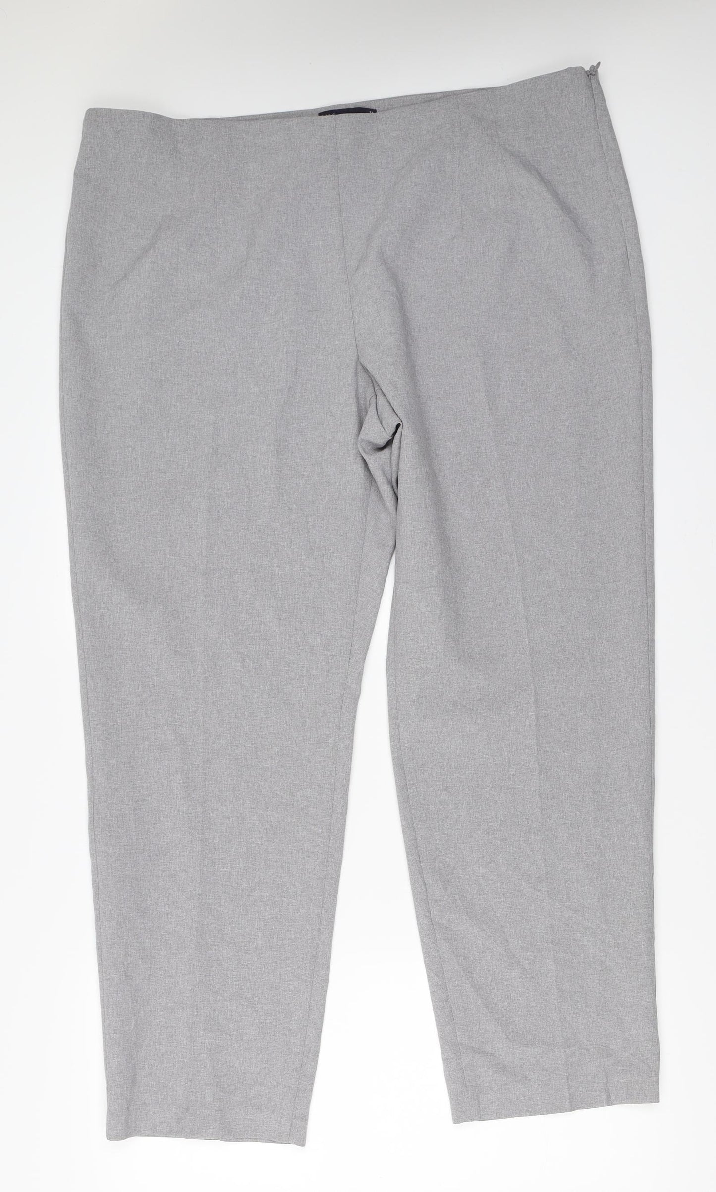 Marks and Spencer Womens Grey   Trousers  Size 22 L30 in