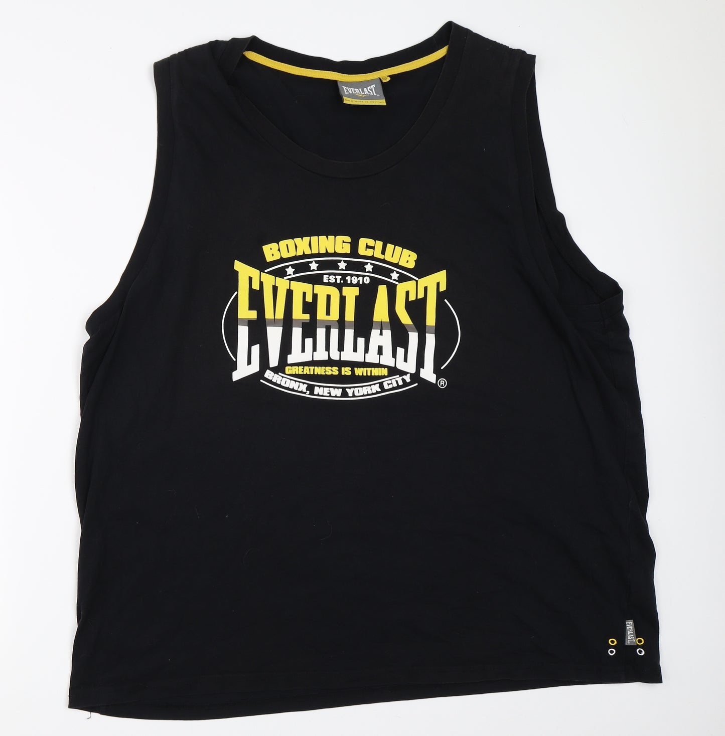 Everlast Mens Black    T-Shirt Size 4XL