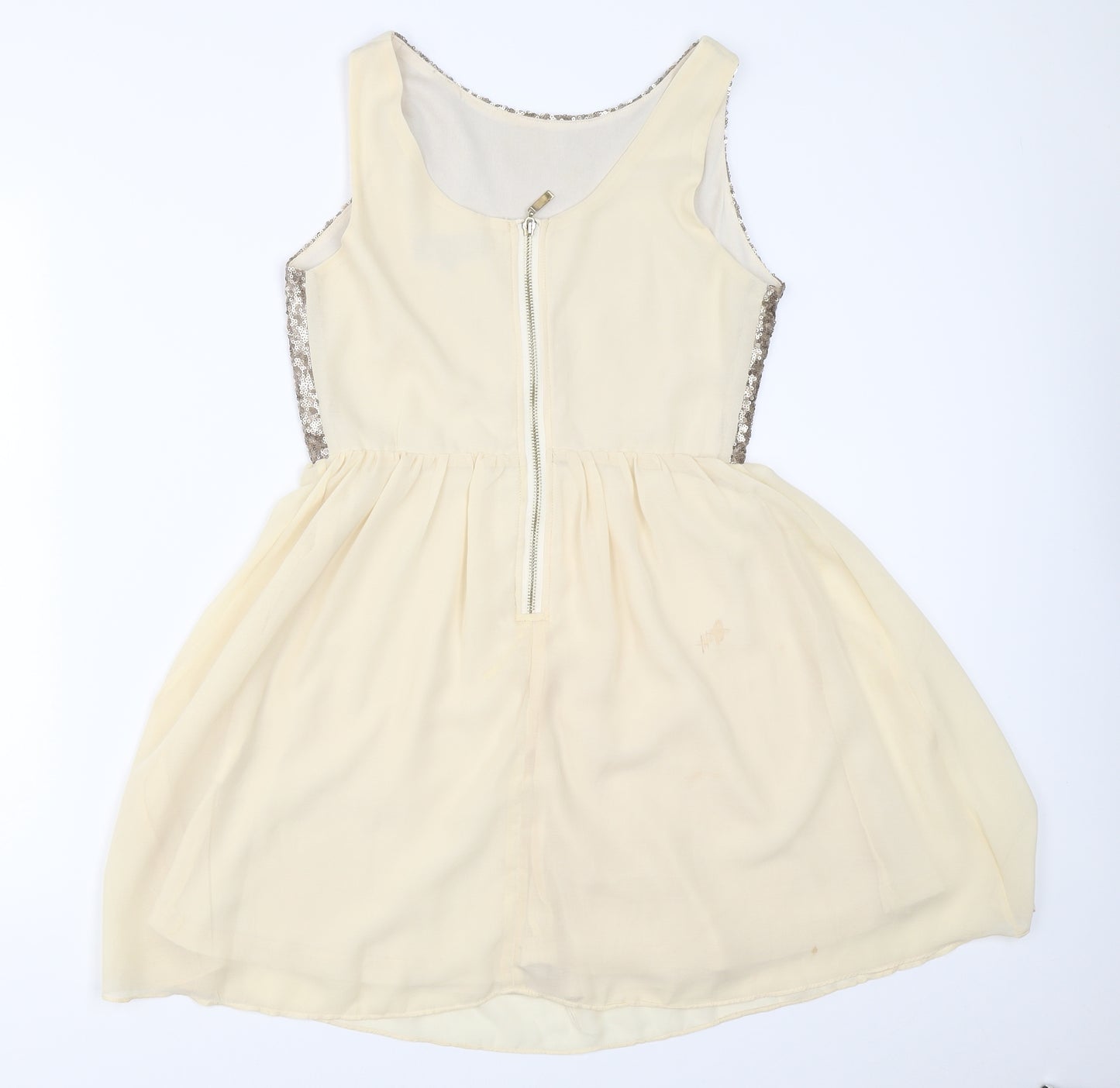 Rubee B Womens Beige   Skater Dress  Size 10