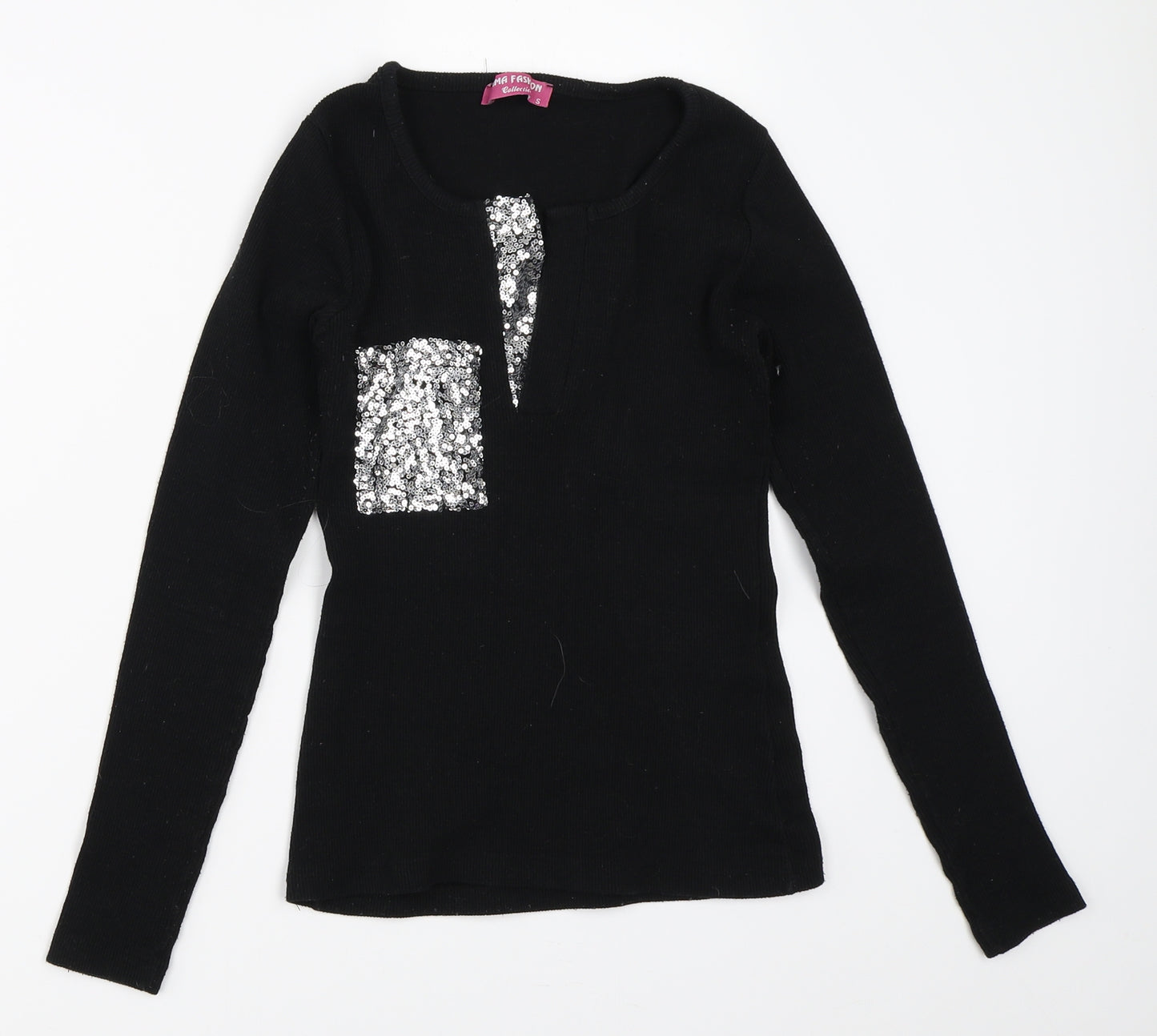 Dima Fashion Womens Black   Pullover Jumper Size S