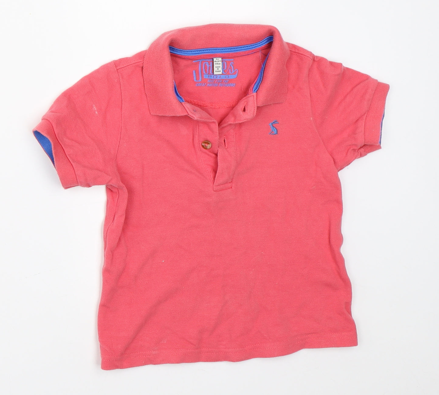 Joules Boys Pink   Basic Polo Size 5 Years